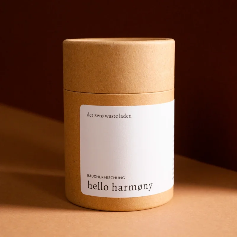 Räuchermischung in einer Dose aus Karton